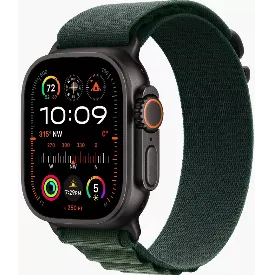 Часы Apple Watch Ultra 2 2024 49 мм, M, Titanium Case with Black Olive Alpine Loop